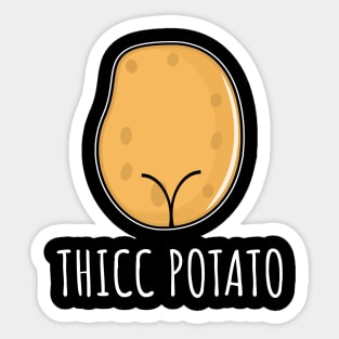 Thicc Potato Sticker